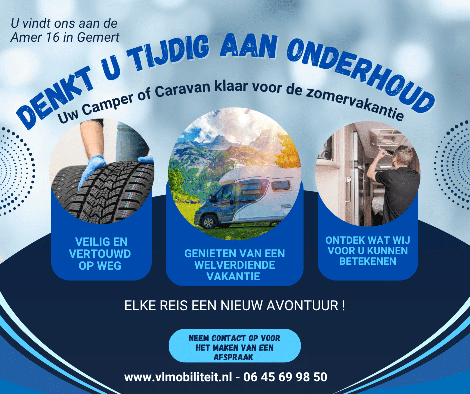 Caravan zomer onderhoud