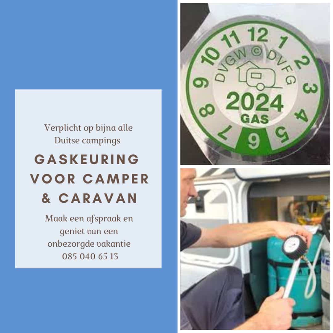 duitse gaskeuring voor caracans en campers